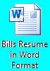 Bill's Resume in Word Format